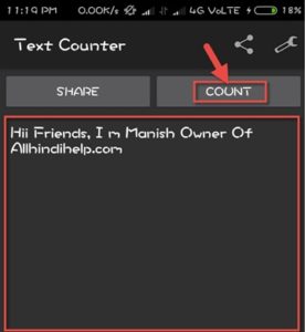 word counter app